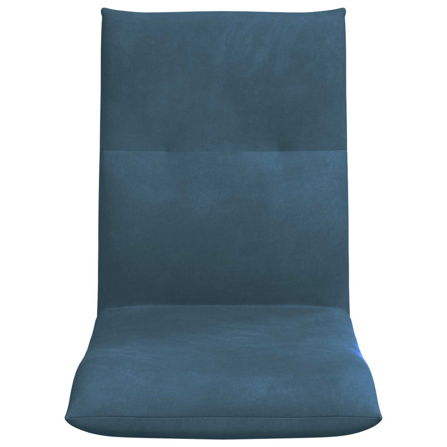 Vloerstoel Blauw 46 x 50 x 61 cm Fluweel