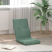 Vloerstoel zeegroen fluweel 46x50x61 cm