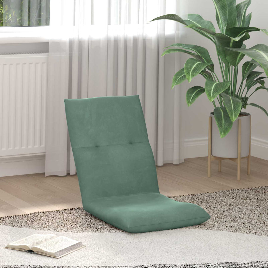 Vloerstoel Zeegroen 46 x 50 x 61 cm Fluweel
