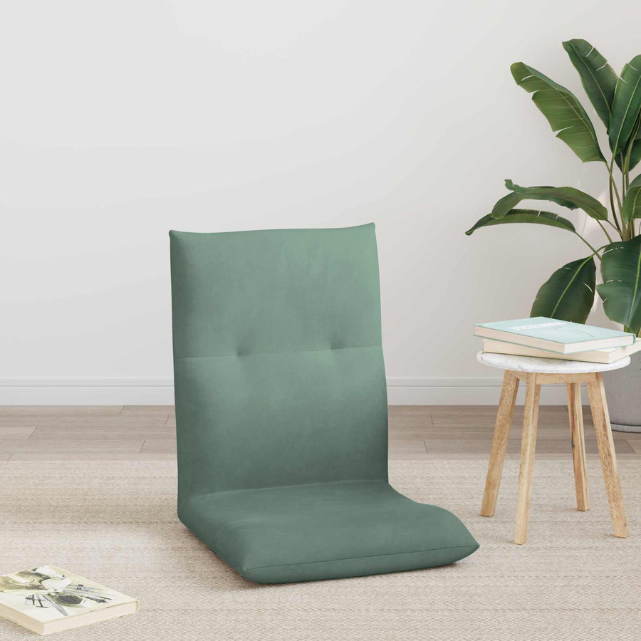 Vloerstoel Zeegroen 46 x 50 x 61 cm Fluweel