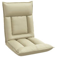 Vloerstoel Crème 55 x 61 x 70 cm Nep Leer