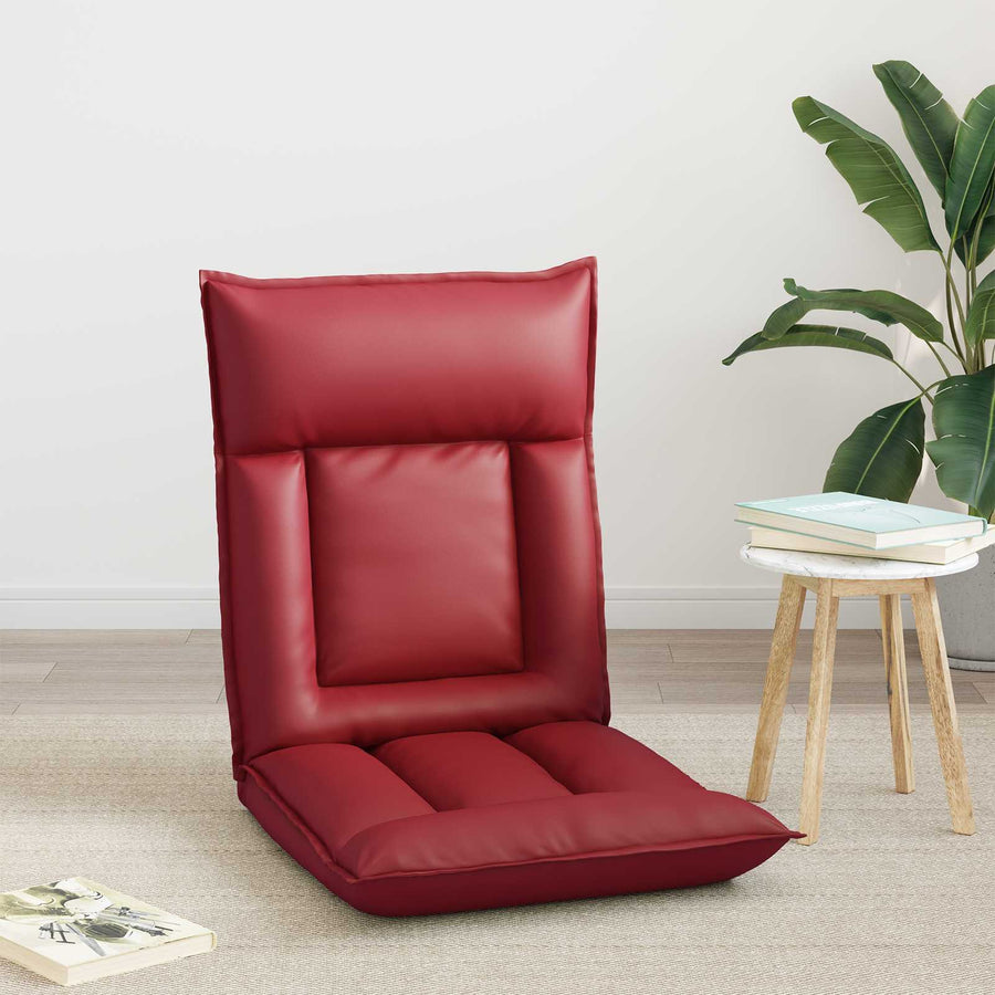 Vloerstoel Wijnrood 55 x 61 x 70 cm Nep Leer