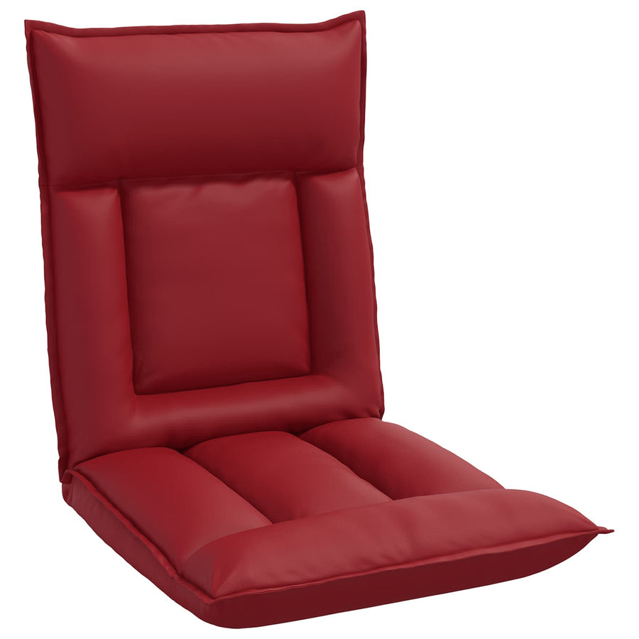 Vloerstoel Wijnrood 55 x 61 x 70 cm Nep Leer