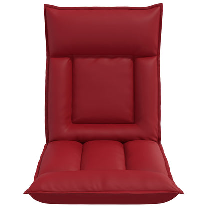 Vloerstoel Wijnrood 55 x 61 x 70 cm Nep Leer