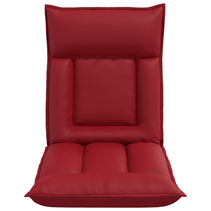 Vloerstoel Wijnrood 55 x 61 x 70 cm Nep Leer