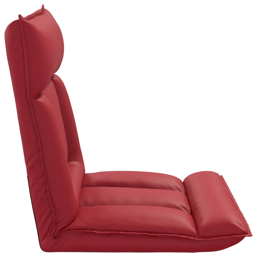 Vloerstoel Wijnrood 55 x 61 x 70 cm Nep Leer