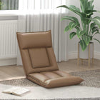 Vloerstoel 55x61x70 cm cappuccino nep leer