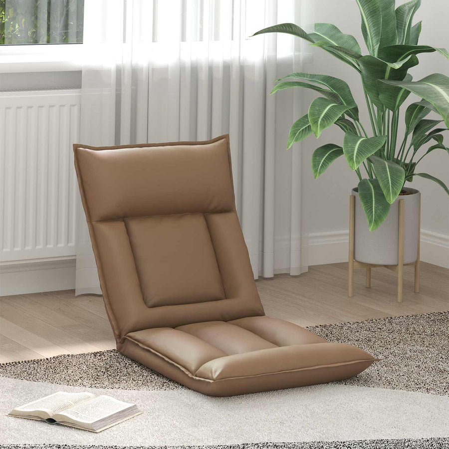 Vloerstoel Cappuccino 55 x 61 x 70 cm Nep Leer
