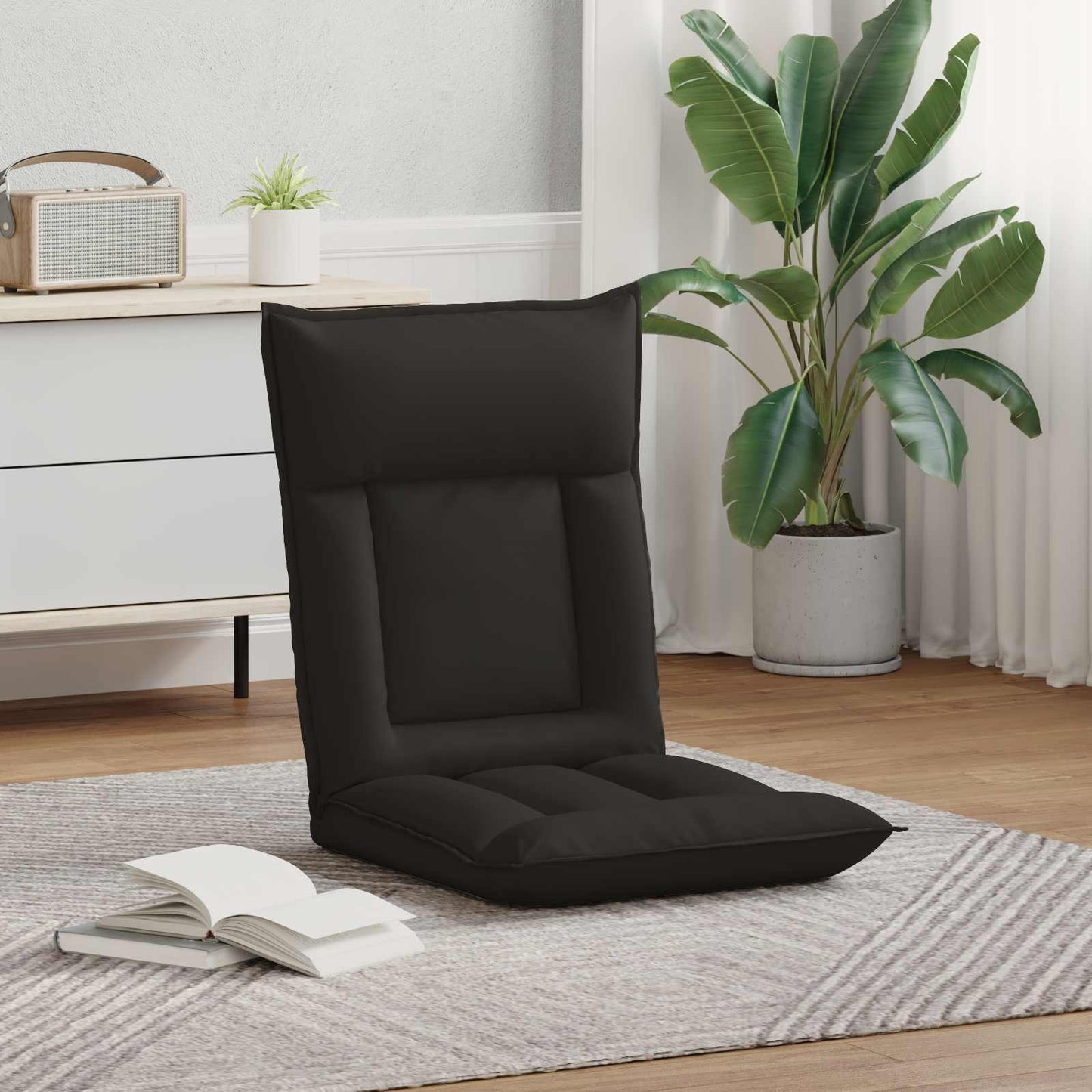 Vloerstoel Zwart 55 x 61 x 70 cm Nep Leer