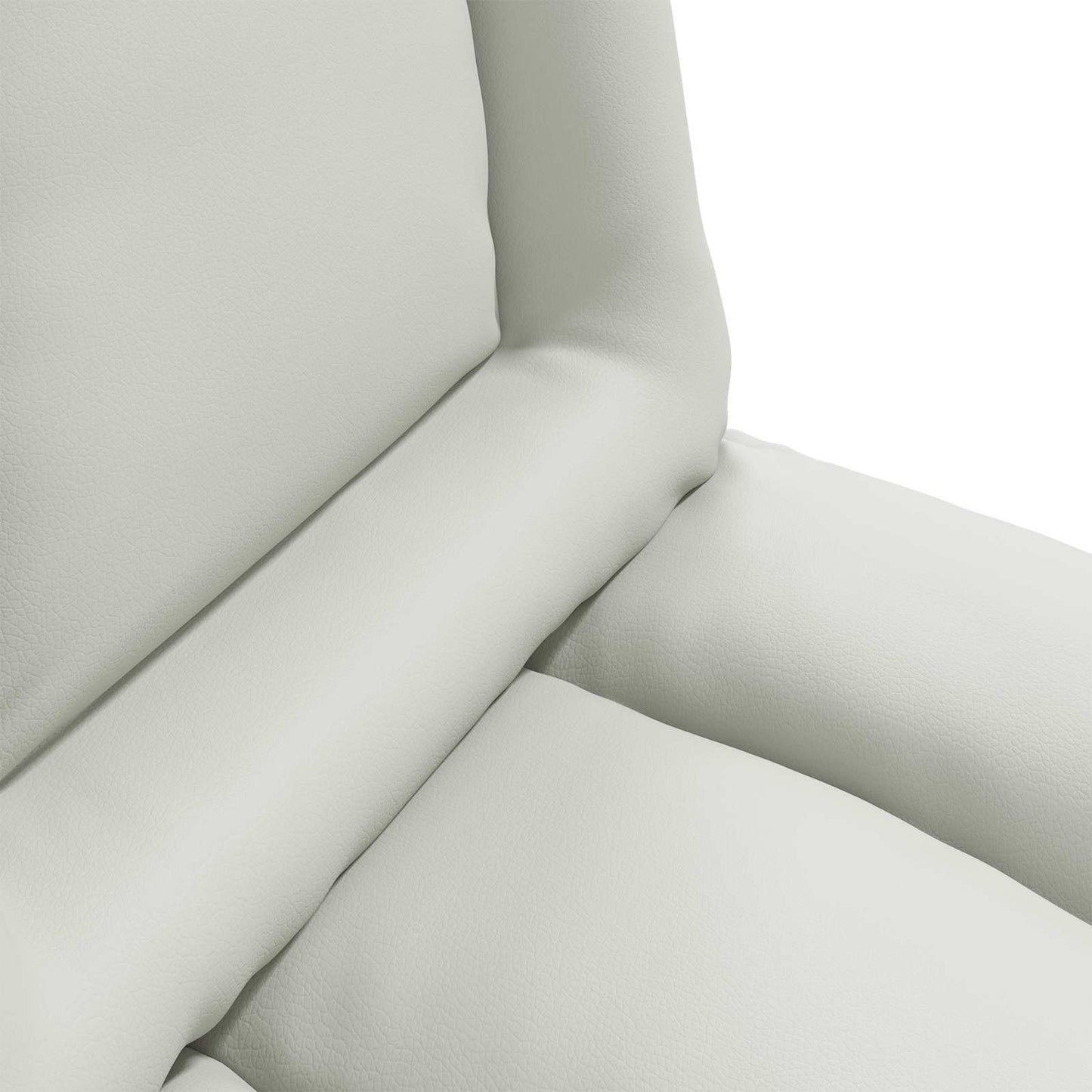 Vloerstoel Wit 55 x 61 x 70 cm Nep Leer