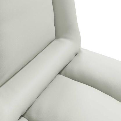 Vloerstoel Wit 55 x 61 x 70 cm Nep Leer