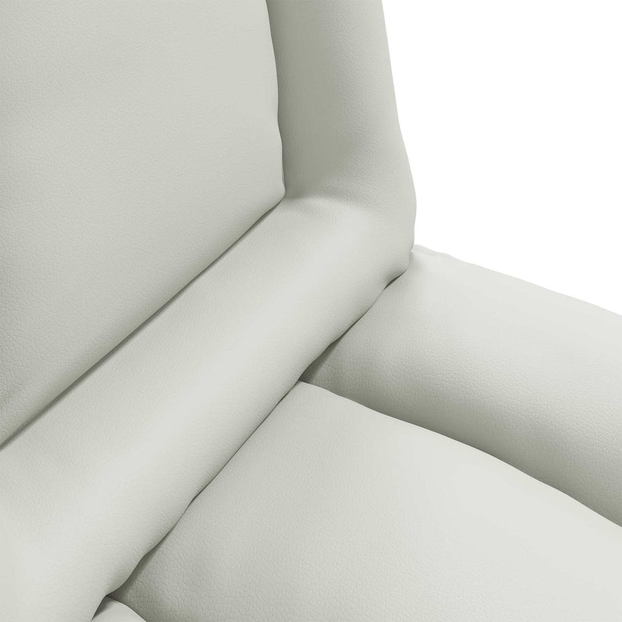 Vloerstoel Wit 55 x 61 x 70 cm Nep Leer