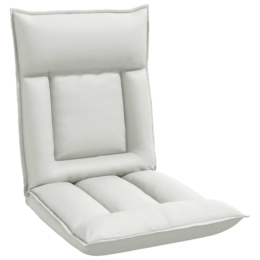 Vloerstoel Wit 55 x 61 x 70 cm Nep Leer
