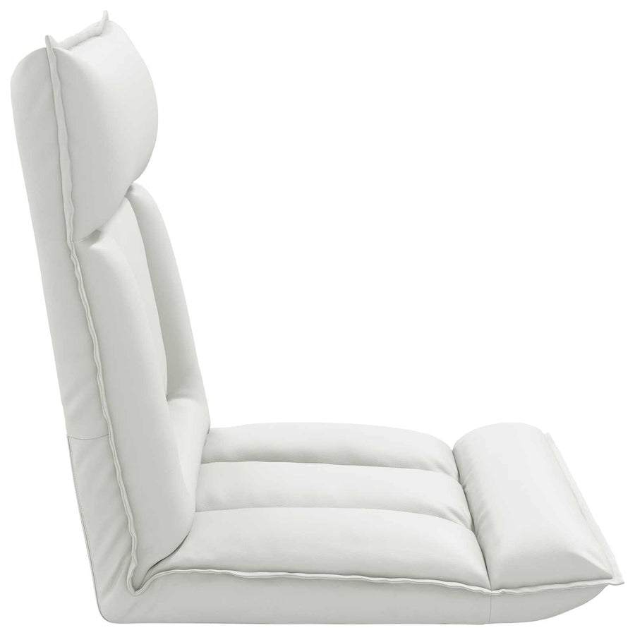Vloerstoel Wit 55 x 61 x 70 cm Nep Leer
