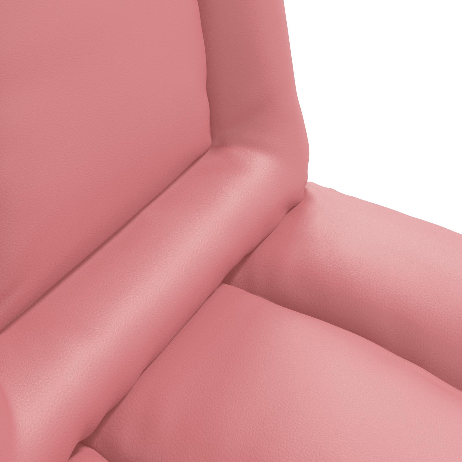 Vloerstoel Roze 55 x 61 x 70 cm Nep Leer