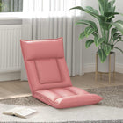 Vloerstoel roze 55x61x70 cm kunstleer