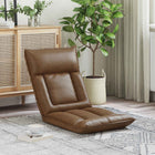 Vloerstoel bruin 55x61x70 cm stof