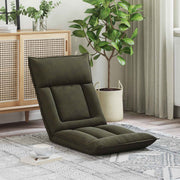 Vloerstoel legergroen 55x61x70 cm stof