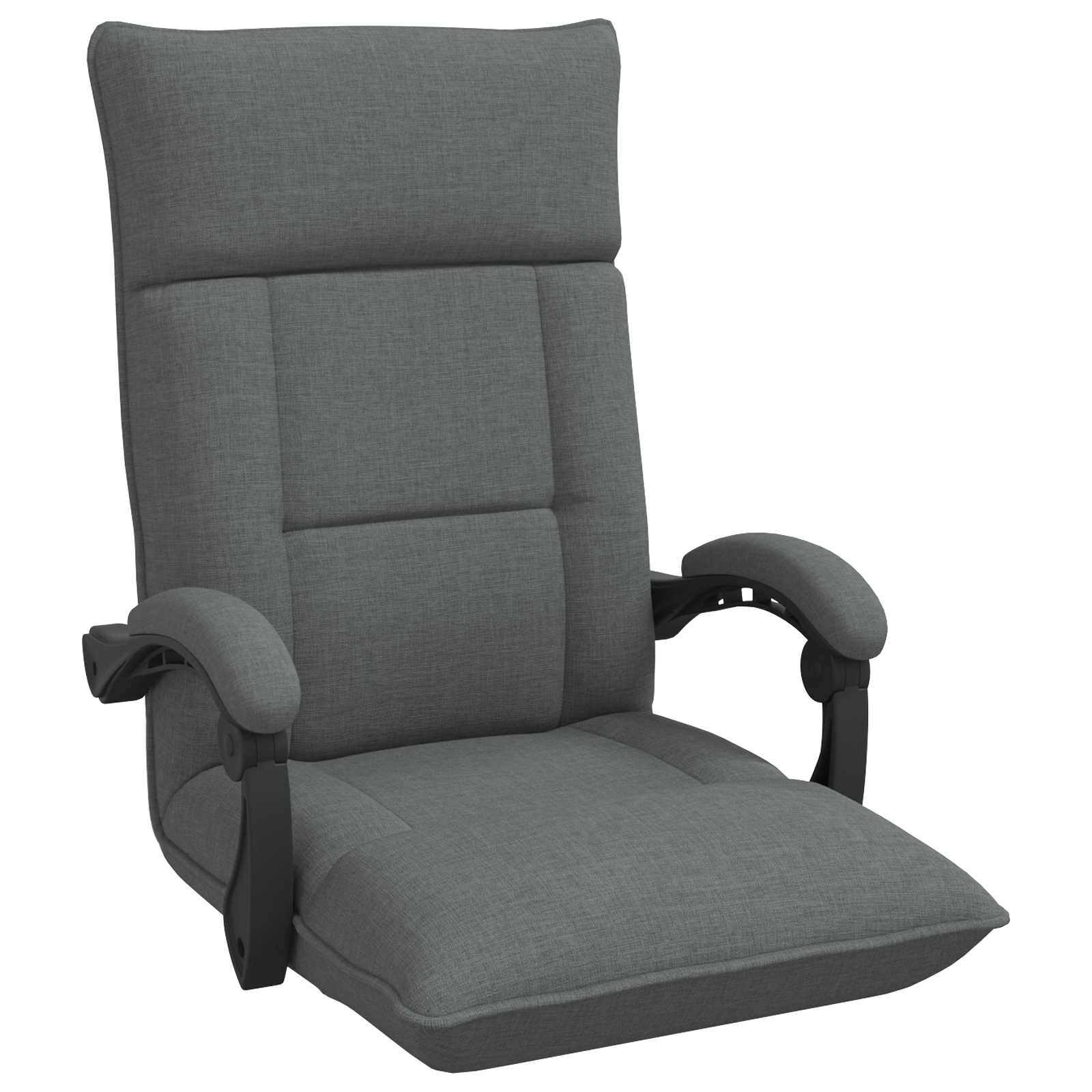 Vloerstoel Donkergrijs 66 x 66 x 80 cm Stof