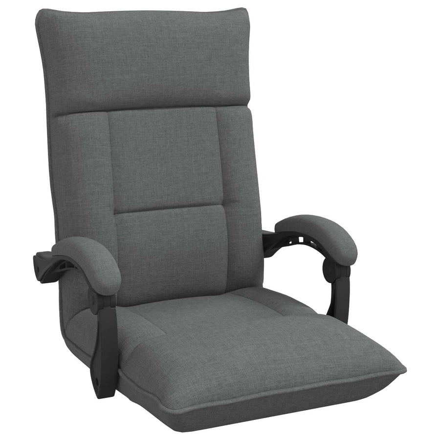Vloerstoel Donkergrijs 66 x 66 x 80 cm Stof