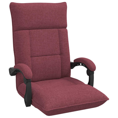 Vloerstoel Wijnrood 66 x 66 x 80 cm Stof