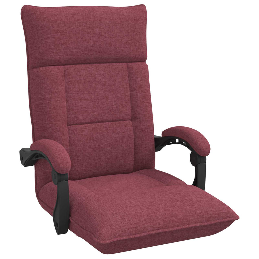 Vloerstoel Wijnrood 66 x 66 x 80 cm Stof