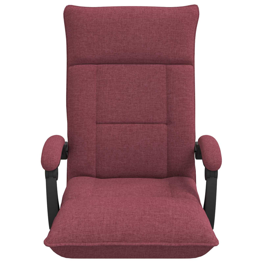 Vloerstoel Wijnrood 66 x 66 x 80 cm Stof