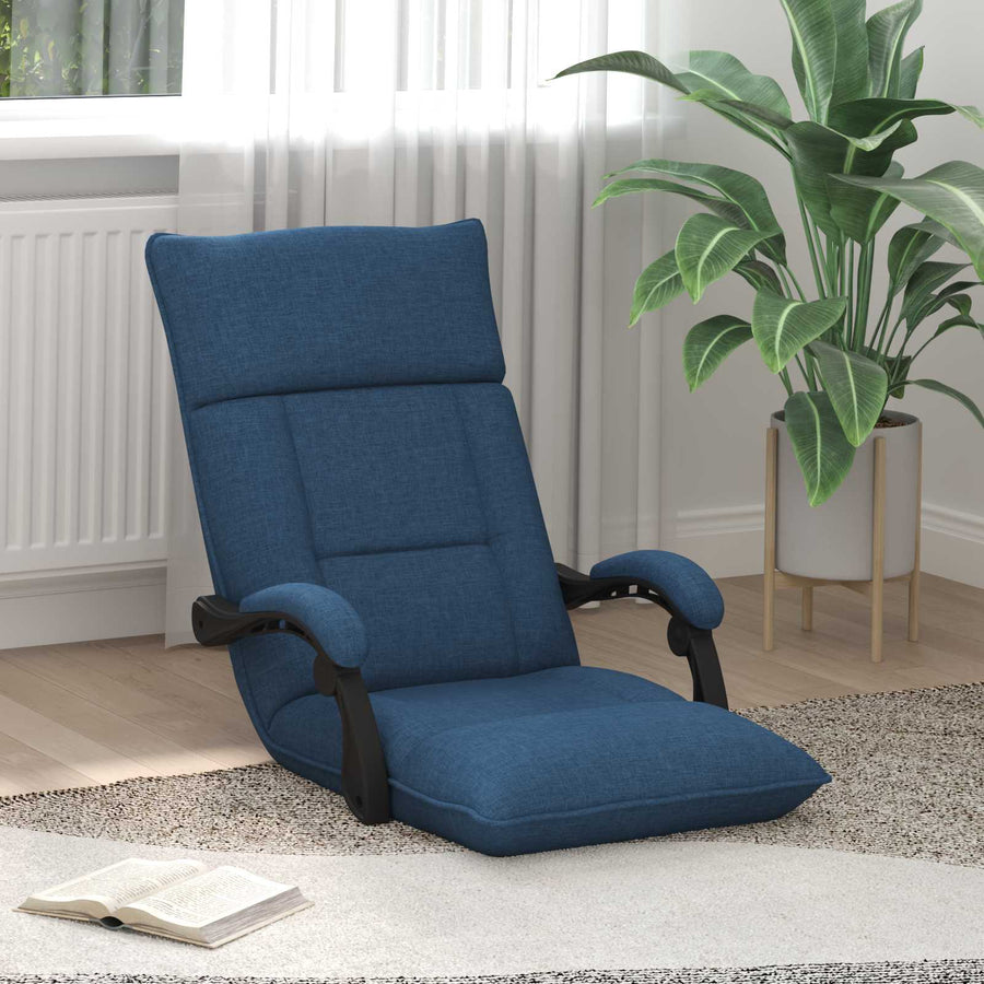 Vloerstoel Blauw 66 x 66 x 80 cm Stof