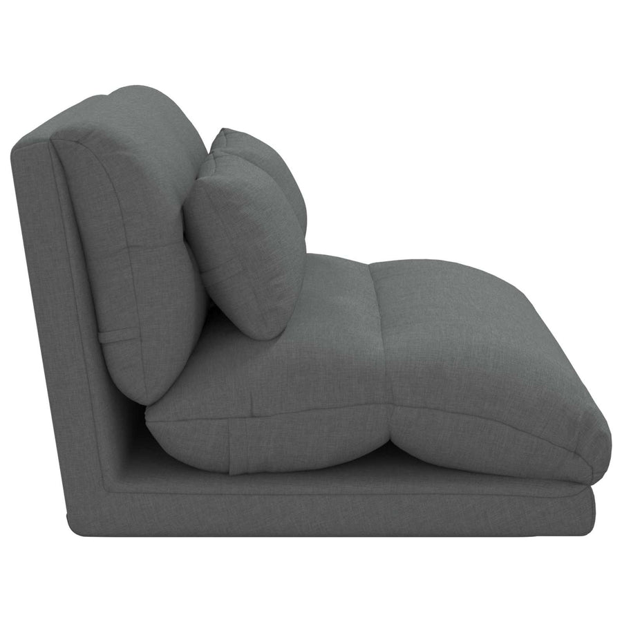 Vloerstoel Donkergrijs 110 x 82 x 55 cm Stof