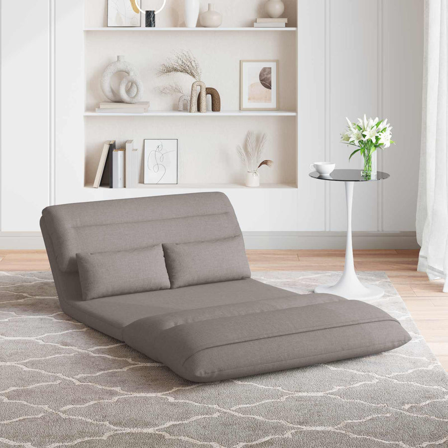 Vloerstoel Taupe 110 x 82 x 55 cm Stof