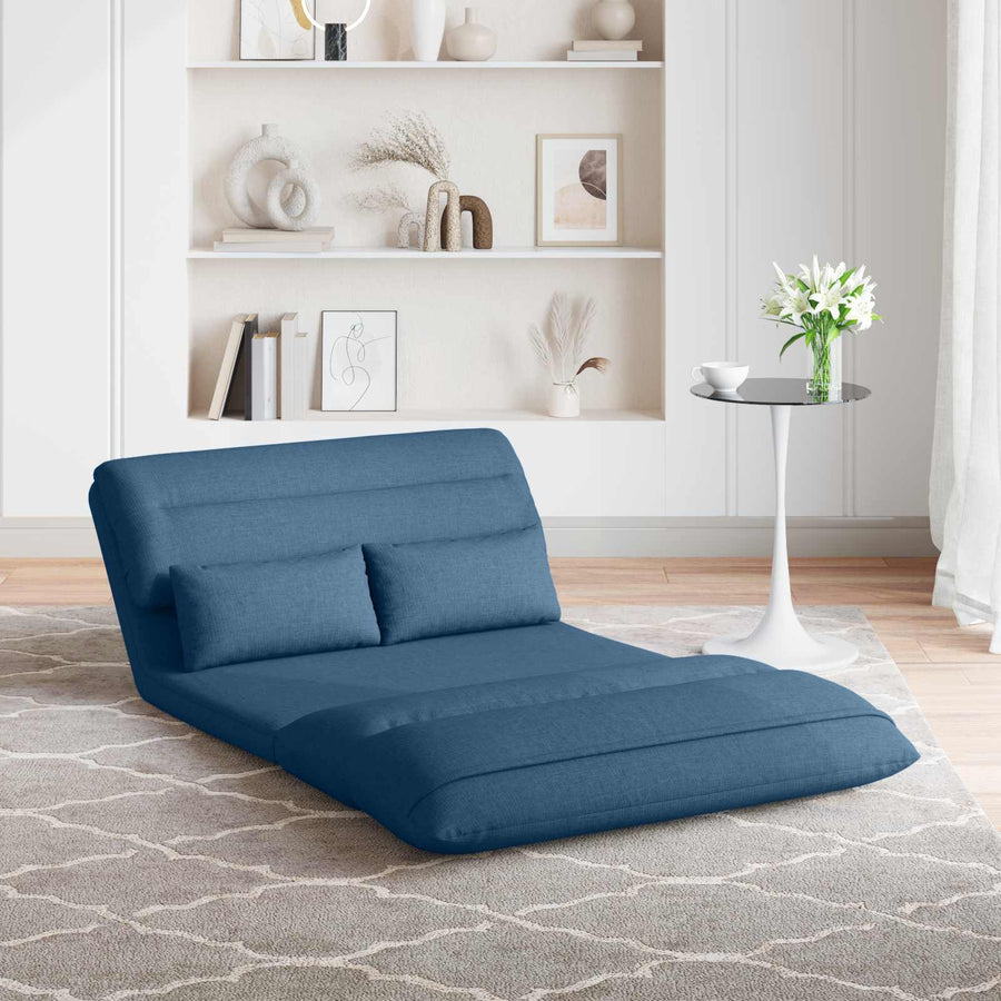 Vloerstoel Blauw 110 x 82 x 55 cm Stof