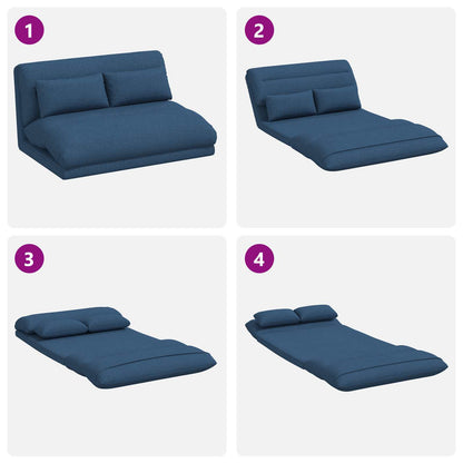 Vloerstoel Blauw 110 x 82 x 55 cm Stof