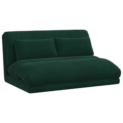 Vloerstoel Donkergroen 110 x 82 x 55 cm Fluweel