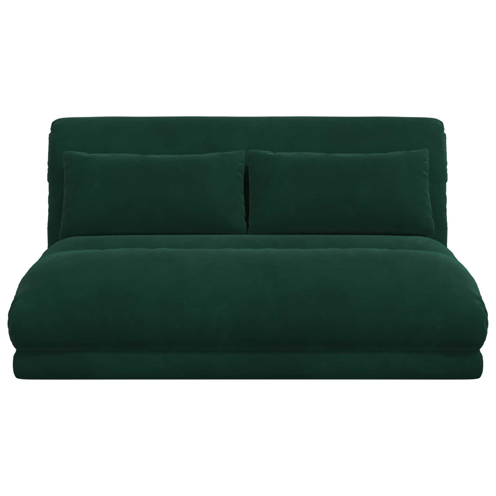 Vloerstoel Donkergroen 110 x 82 x 55 cm Fluweel
