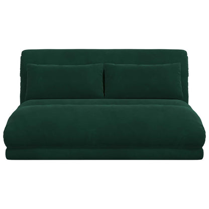 Vloerstoel Donkergroen 110 x 82 x 55 cm Fluweel