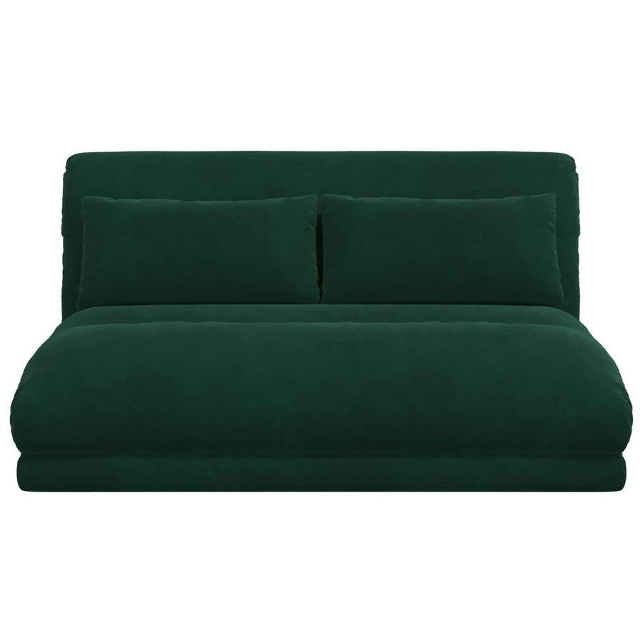 Vloerstoel Donkergroen 110 x 82 x 55 cm Fluweel
