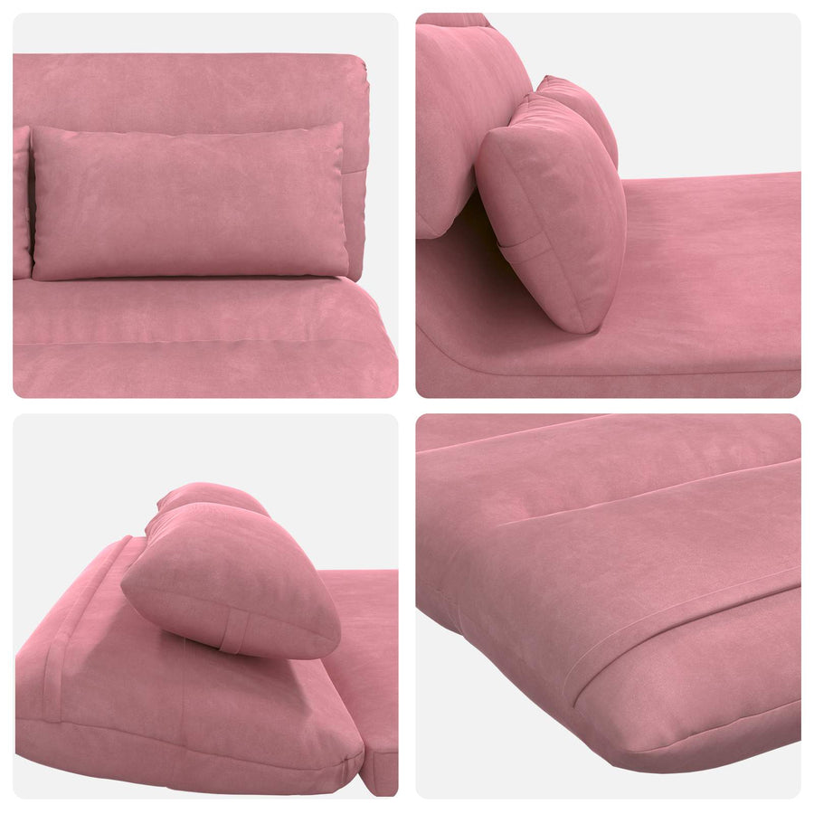 Vloerstoel Roze 110 x 82 x 55 cm Fluweel
