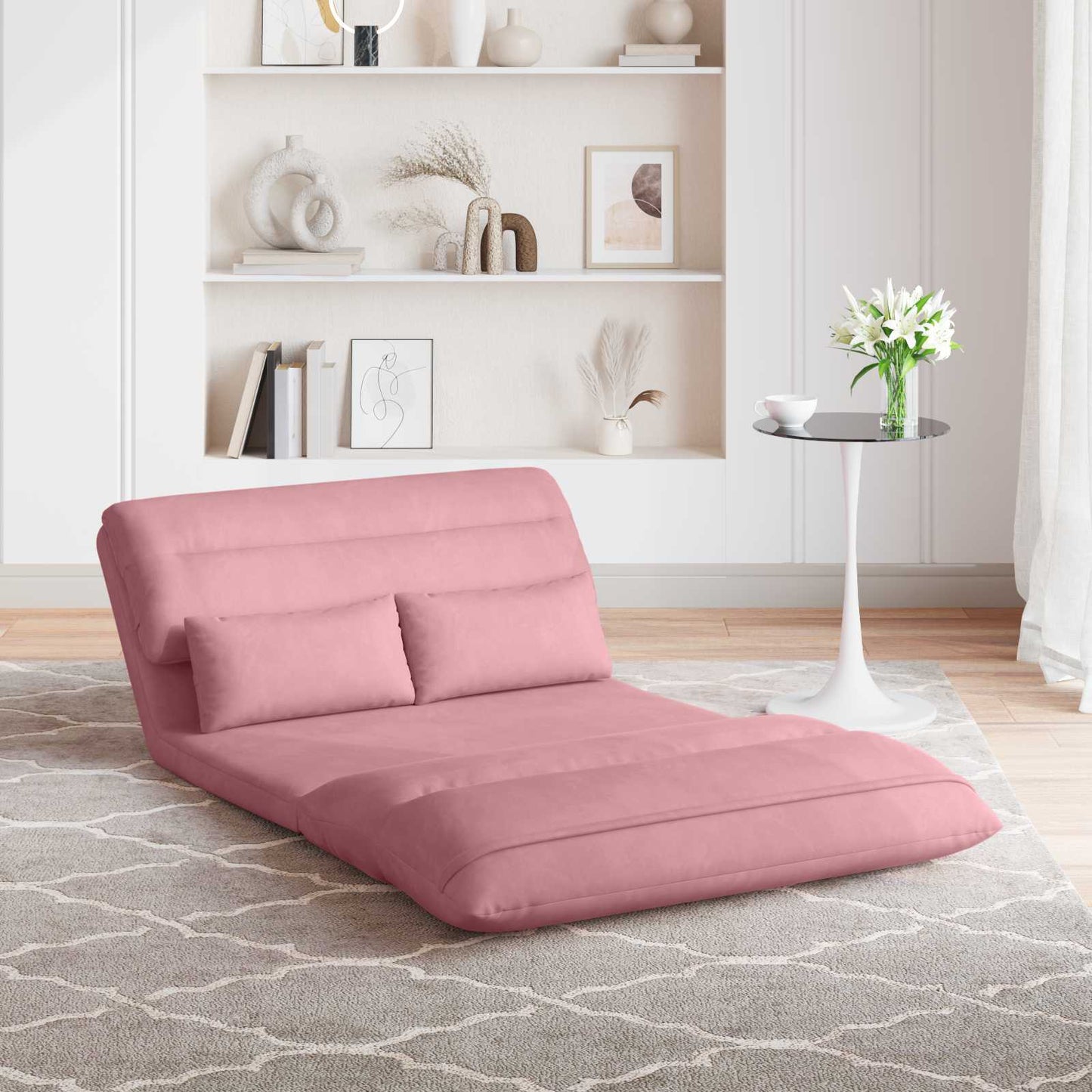 Vloerstoel Roze 110 x 82 x 55 cm Fluweel