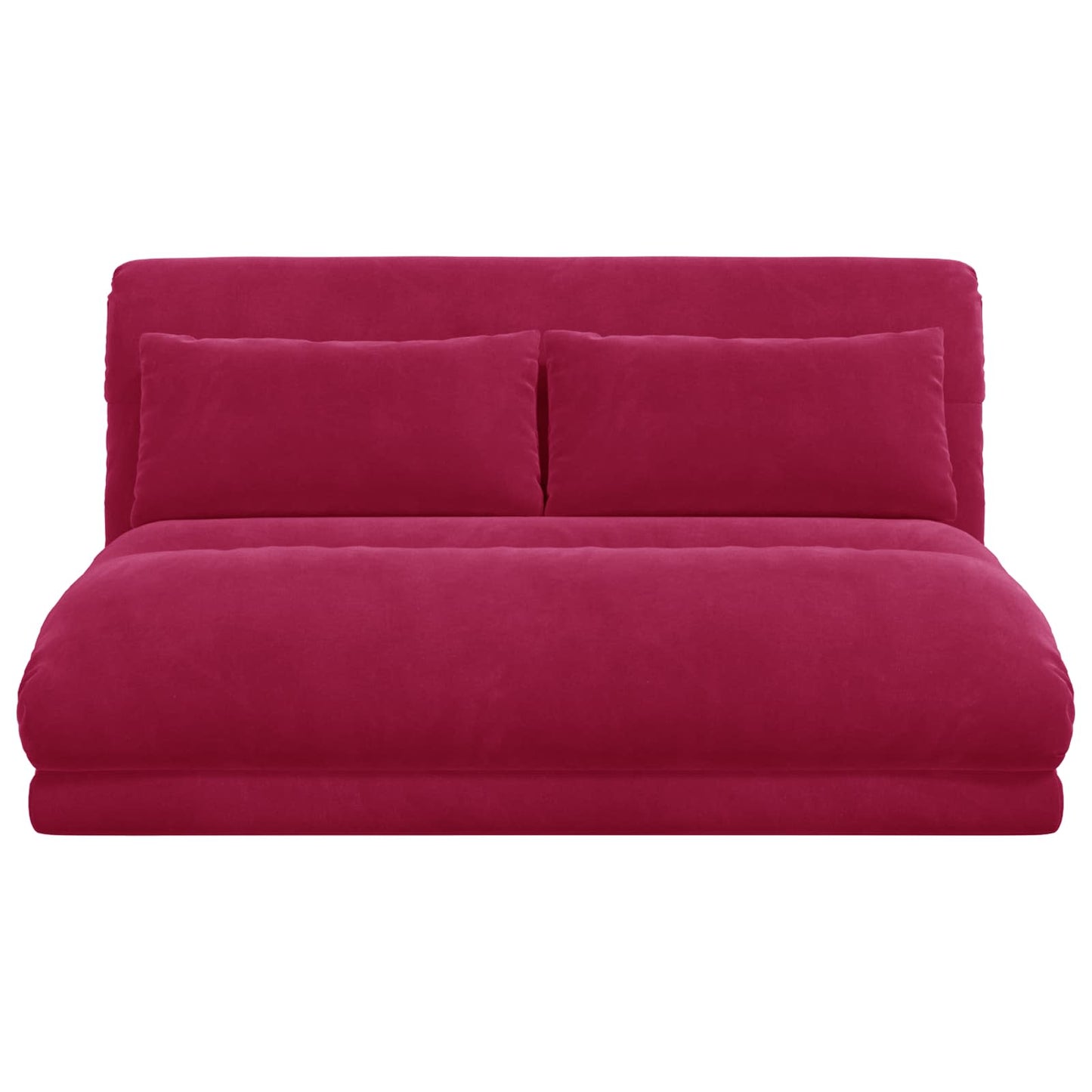 Vloerstoel Wijnrood 110 x 82 x 55 cm Fluweel