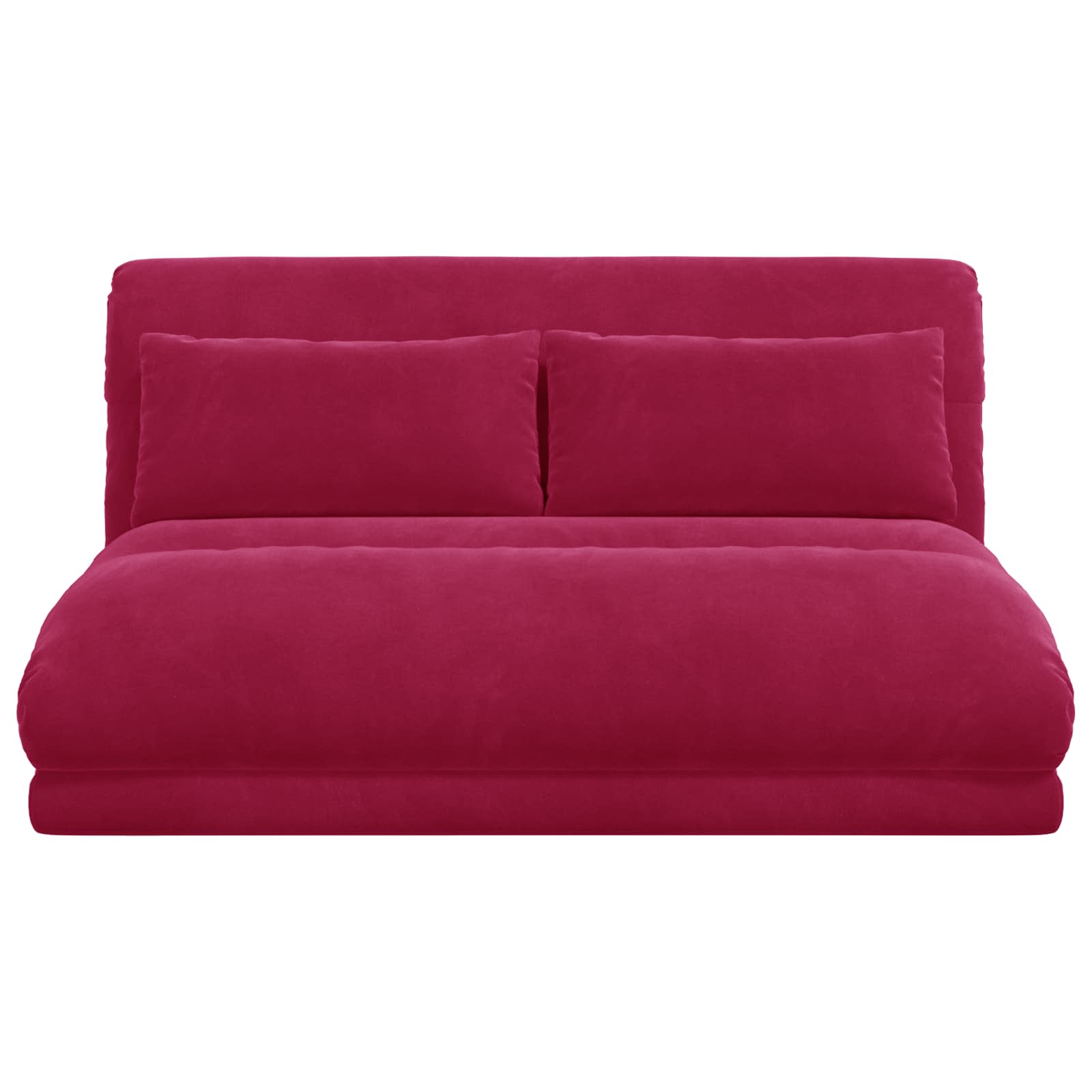 Vloerstoel Wijnrood 110 x 82 x 55 cm Fluweel