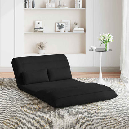 Vloerstoel Zwart 110 x 82 x 55 cm Fluweel
