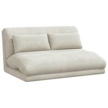 Vloerstoel Crème 110 x 82 x 55 cm Fluweel