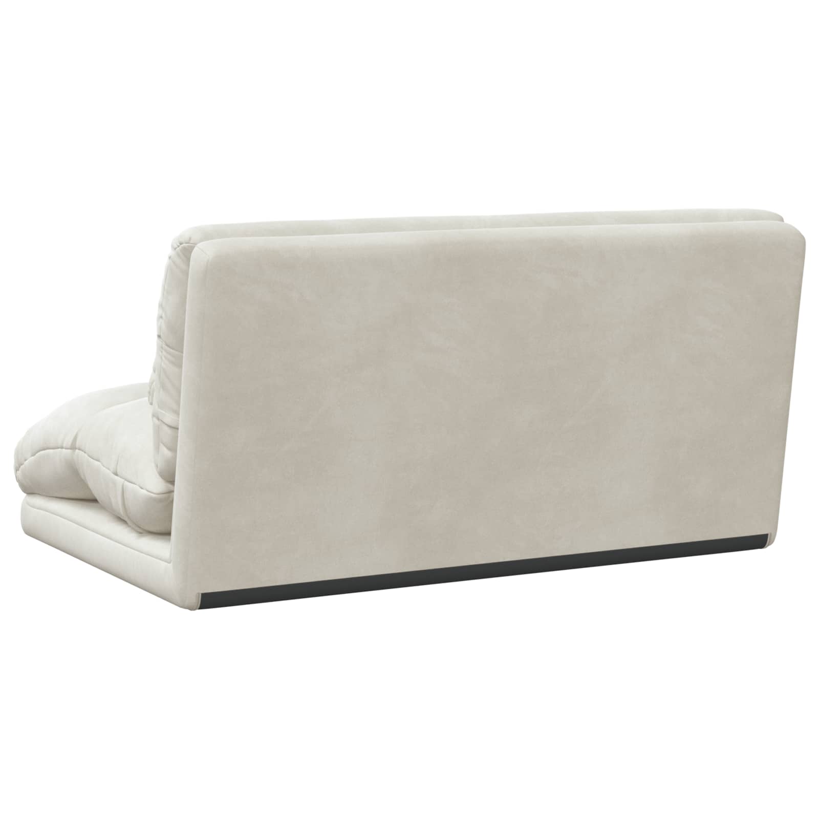 Vloerstoel Crème 110 x 82 x 55 cm Fluweel