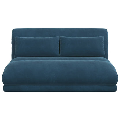 Vloerstoel Blauw 110 x 82 x 55 cm Fluweel