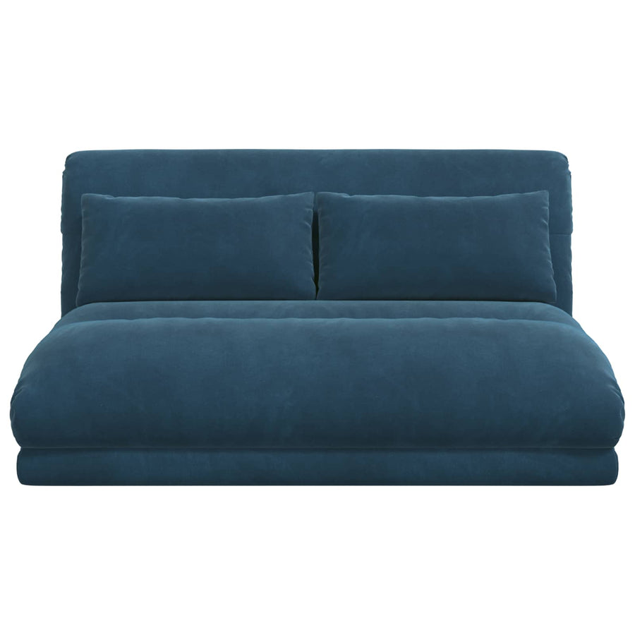 Vloerstoel Blauw 110 x 82 x 55 cm Fluweel