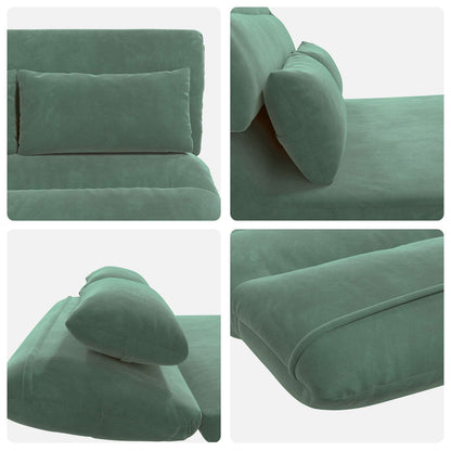 Vloerstoel Zeegroen 110 x 82 x 55 cm Fluweel