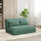 Vloerstoel zeegroen 110x82x55 cm fluweel