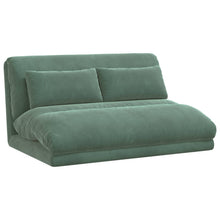 Vloerstoel Zeegroen 110 x 82 x 55 cm Fluweel