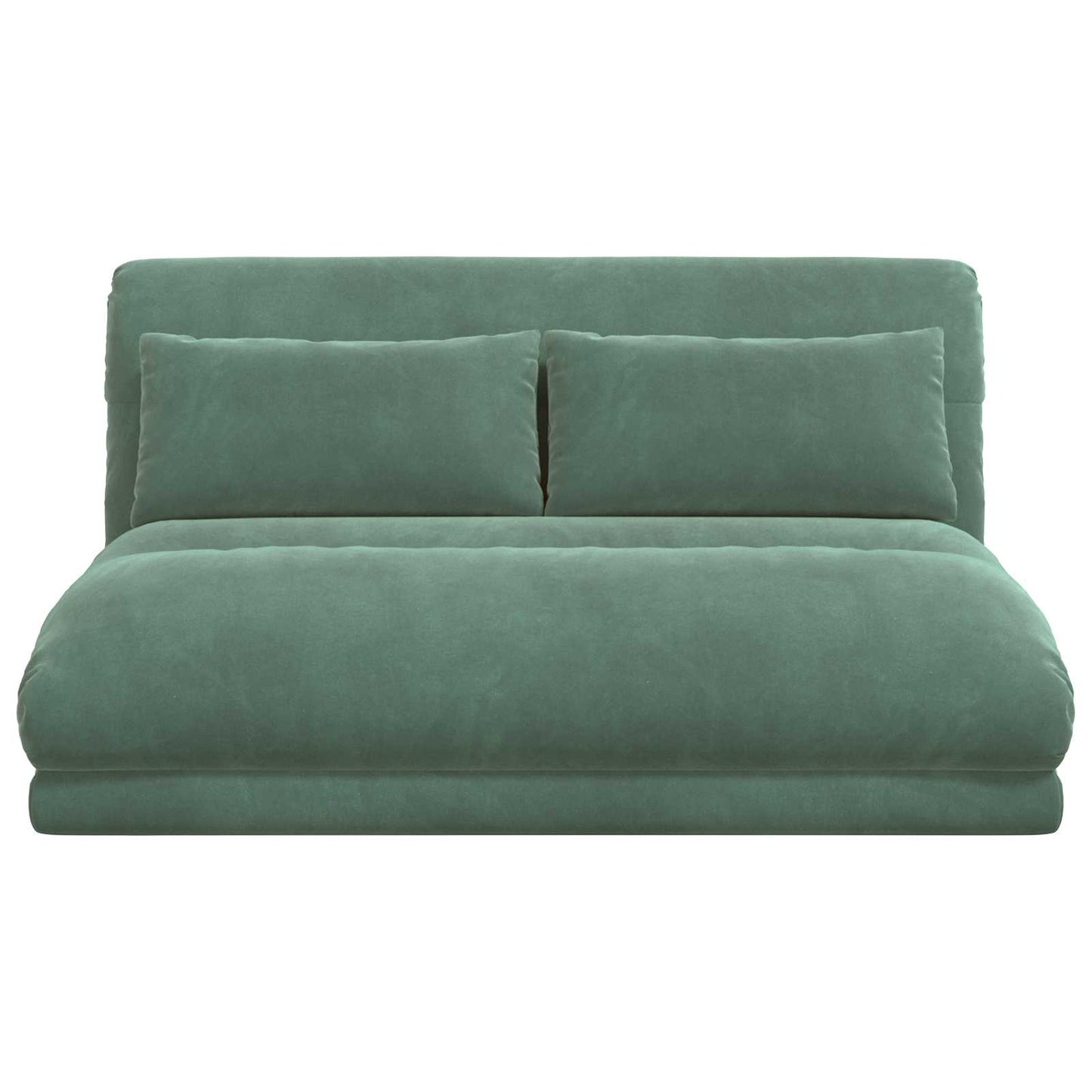 Vloerstoel Zeegroen 110 x 82 x 55 cm Fluweel