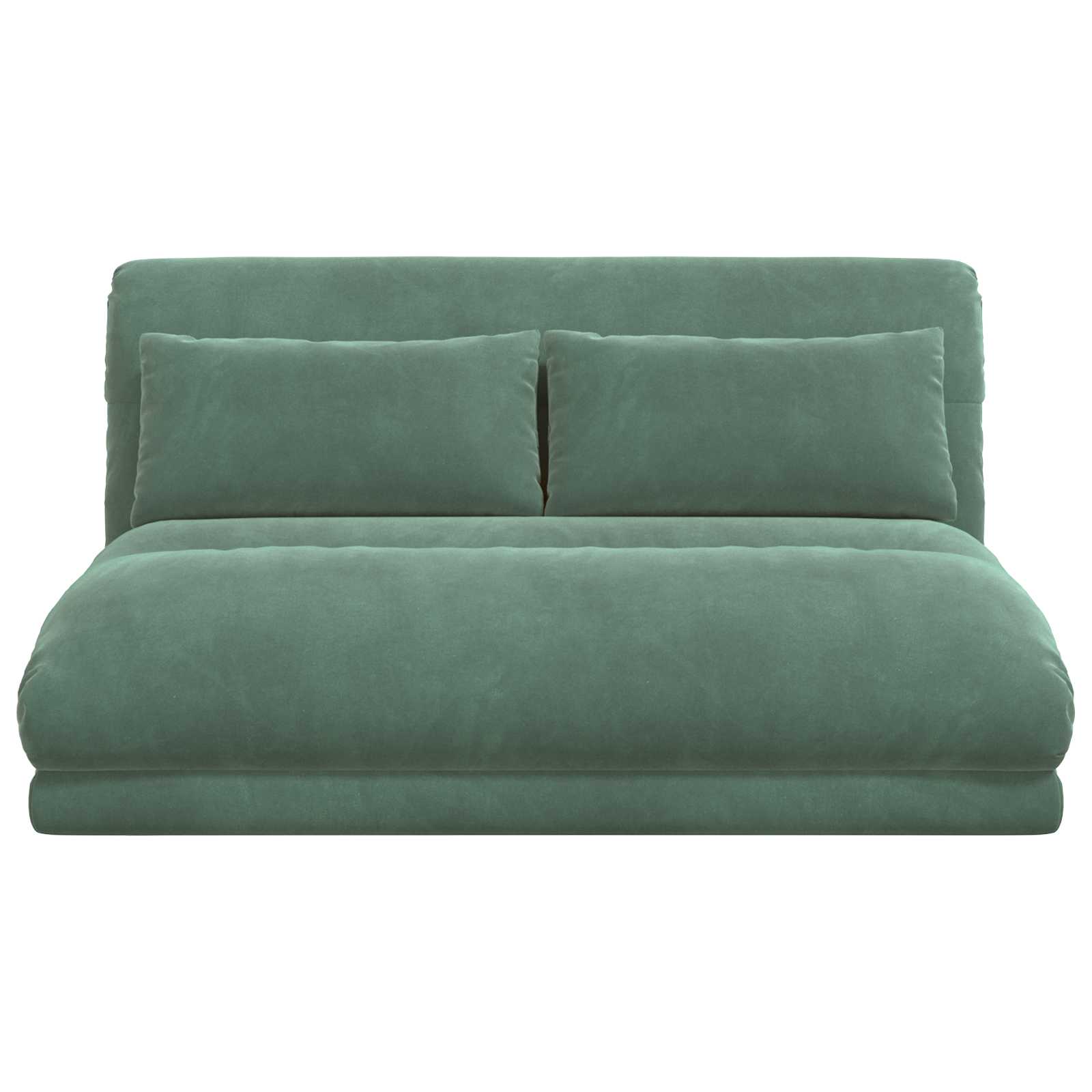 Vloerstoel Zeegroen 110 x 82 x 55 cm Fluweel